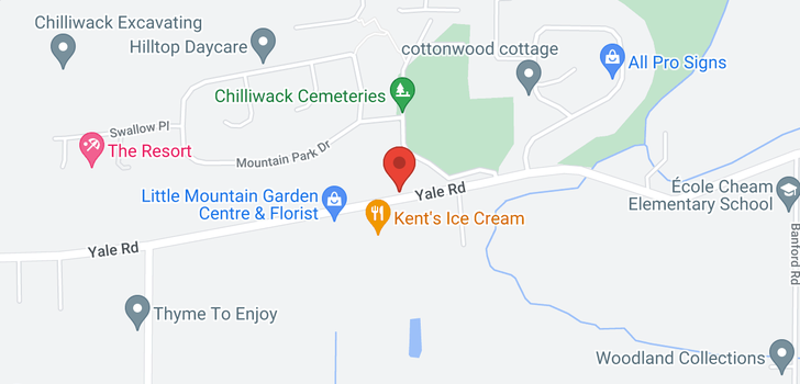 map of 47605 YALE ROAD